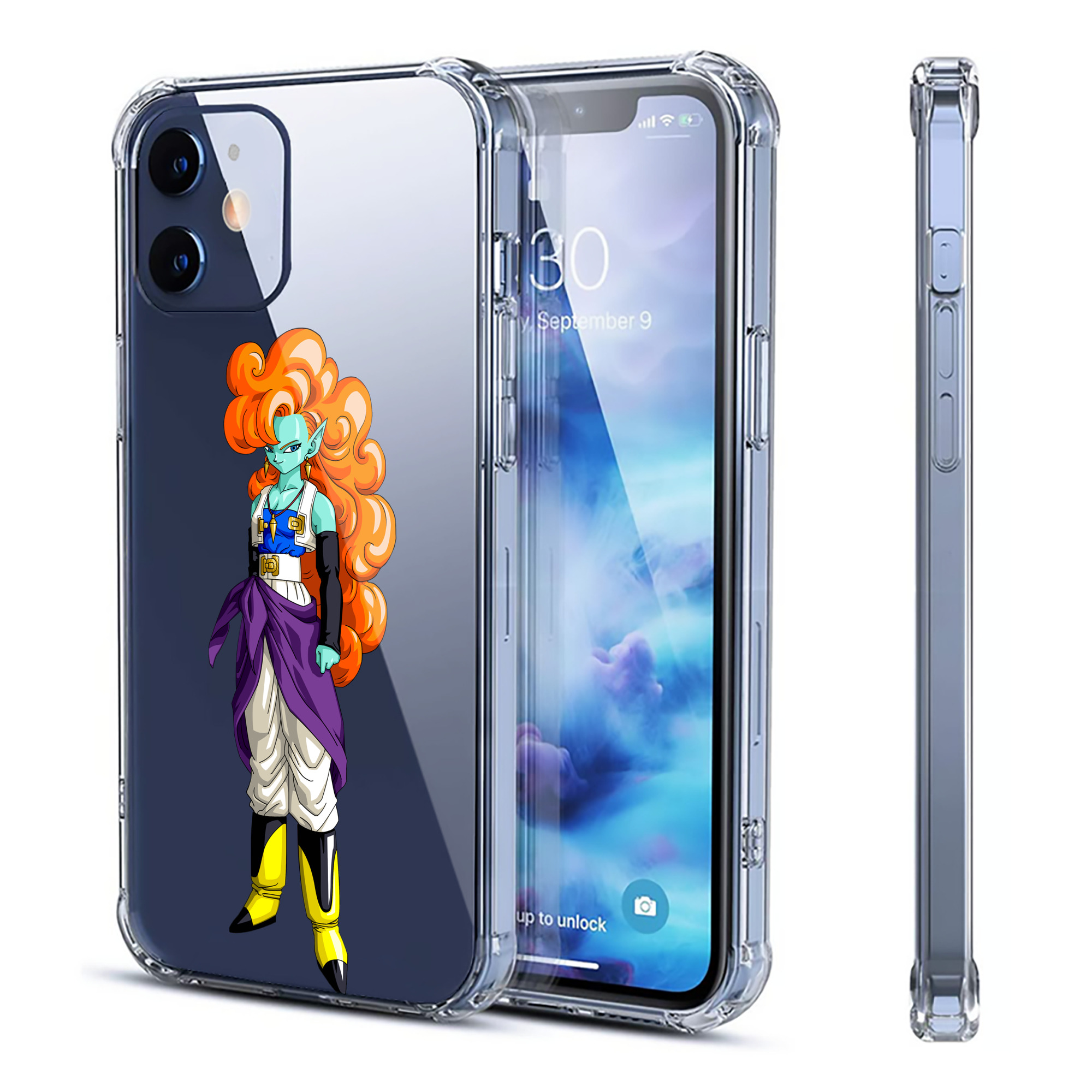 （画像用） ドラゴンボール DRAGON BALL 【iPhone 12シリーズ対応】透明スマホケース（クリアソフトケース）